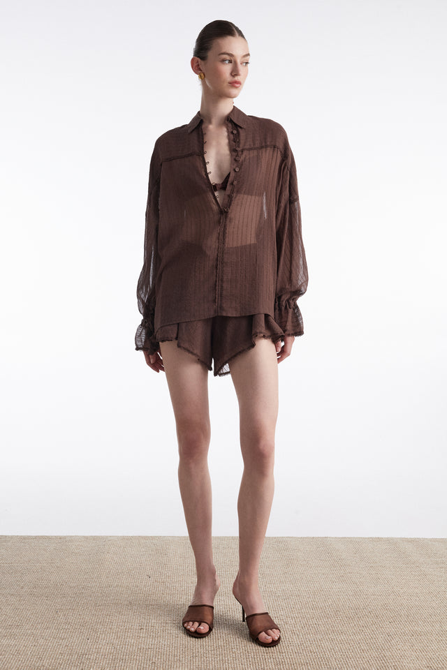 HAN SHIRT BROWN