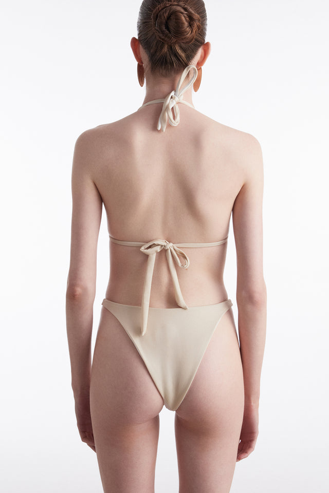 ANNA BIKINI BEIGE/WHITE (DOUBLE FACE)