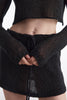 VOYAGE KNITTED CROP TOP BLACK