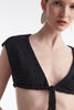 VOYAGE KNITTED TOP BLACK