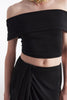 ARIA MIDI SKIRT BLACK