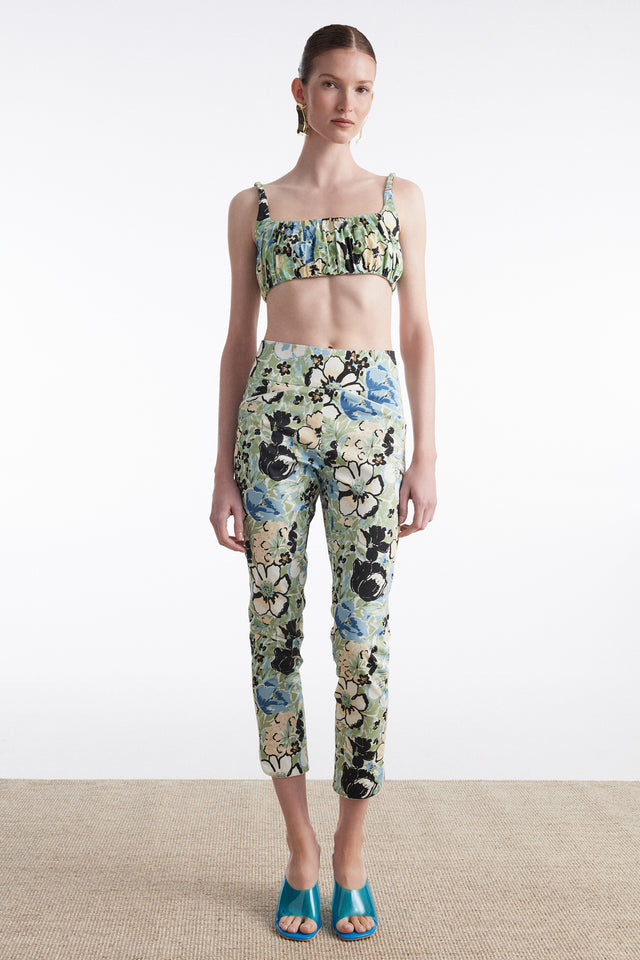 ALICE TOP FLORAL BLUE