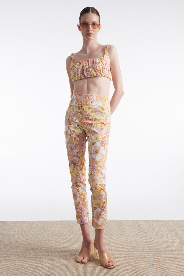 ALICE TROUSERS FLORAL PINK
