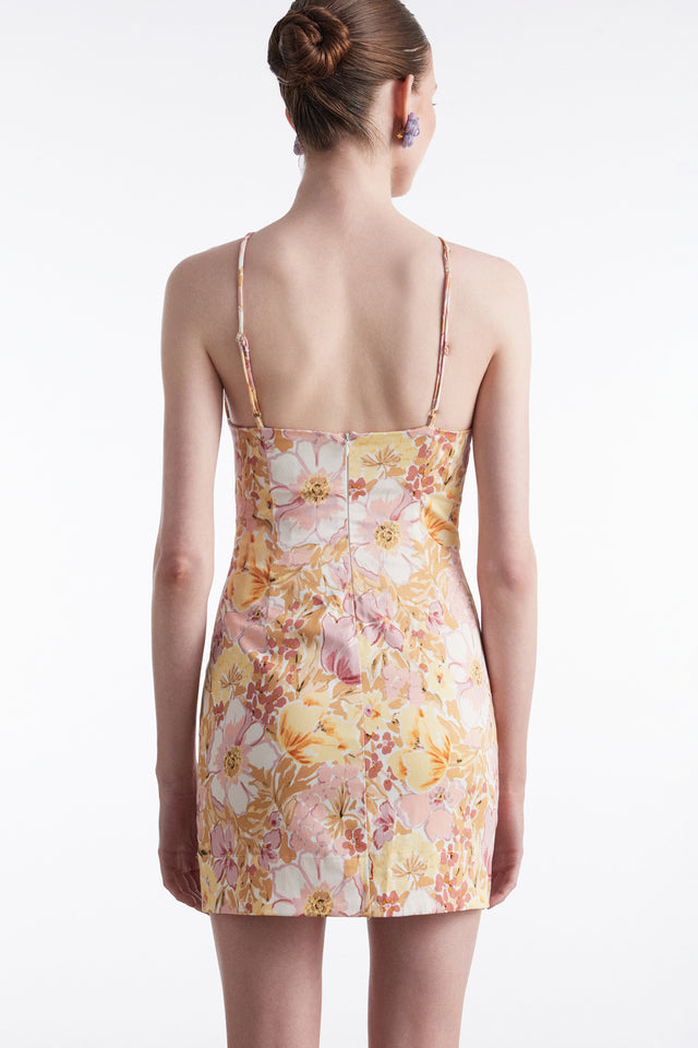 ALICE DRESS MINI FLORAL PINK