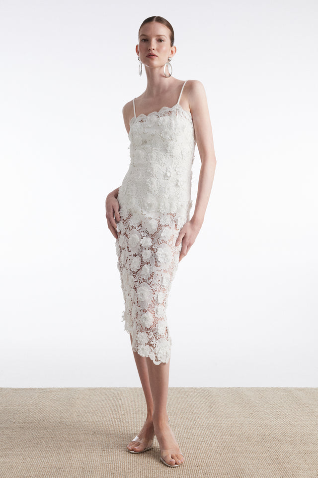 CHARLOTTE DRESS WHITE