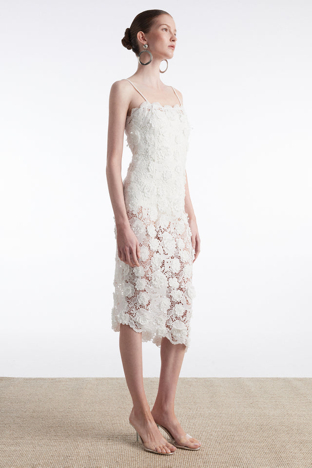 CHARLOTTE DRESS WHITE