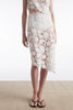 CHARLOTTE MIDI SKIRT WHITE