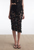 CHARLOTTE MIDI SKIRT BLACK