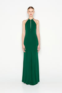 EARTH LONG DRESS GREEN