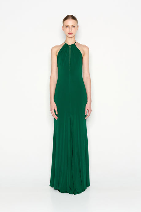 EARTH LONG DRESS GREEN