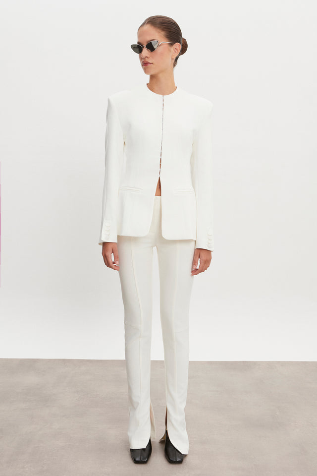 HOURGLASS BLAZER OFF WHITE