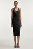 MUSE MIDI DRESS BLACK