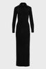 WHITNEY LONG SLEEVE MAXI DRESS BLACK