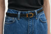 ROCKY LEATHER BELT BLACK
