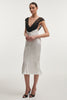 NAIA MIDI DRESS WHITE