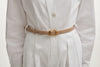ROCKY LEATHER BELT BEIGE