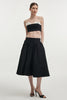 HIBISCUS TOP BLACK/WHITE
