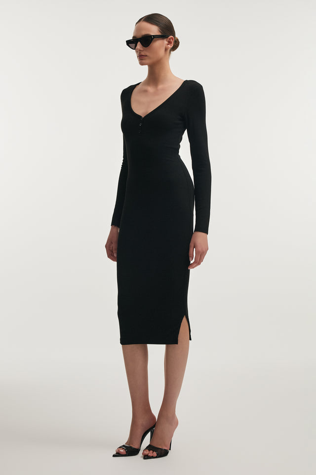 ANASA DRESS BLACK