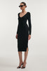 ANASA DRESS BLACK