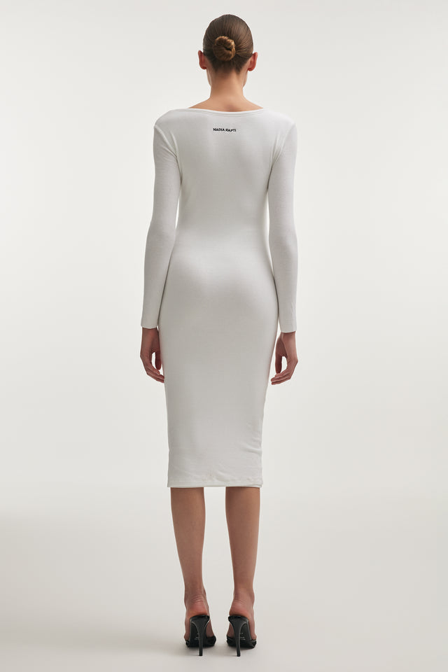 ANASA DRESS WHITE