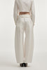 PURE BARREL TROUSERS WHITE
