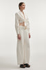 PURE BARREL TROUSERS WHITE