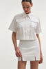 STILL LIFE MINI SKIRT WHITE