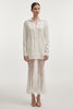 VEIL MAXI SKIRT WHITE