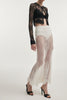 VEIL MAXI SKIRT WHITE