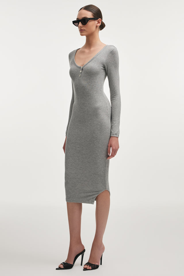 ANASA DRESS GREY