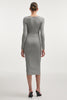 ANASA DRESS GREY