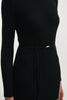 FEMME KNITTED MINI DRESS BLACK