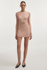 FEMME KNITTED MINI DRESS PINK