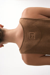 WHITNEY TOP BROWN