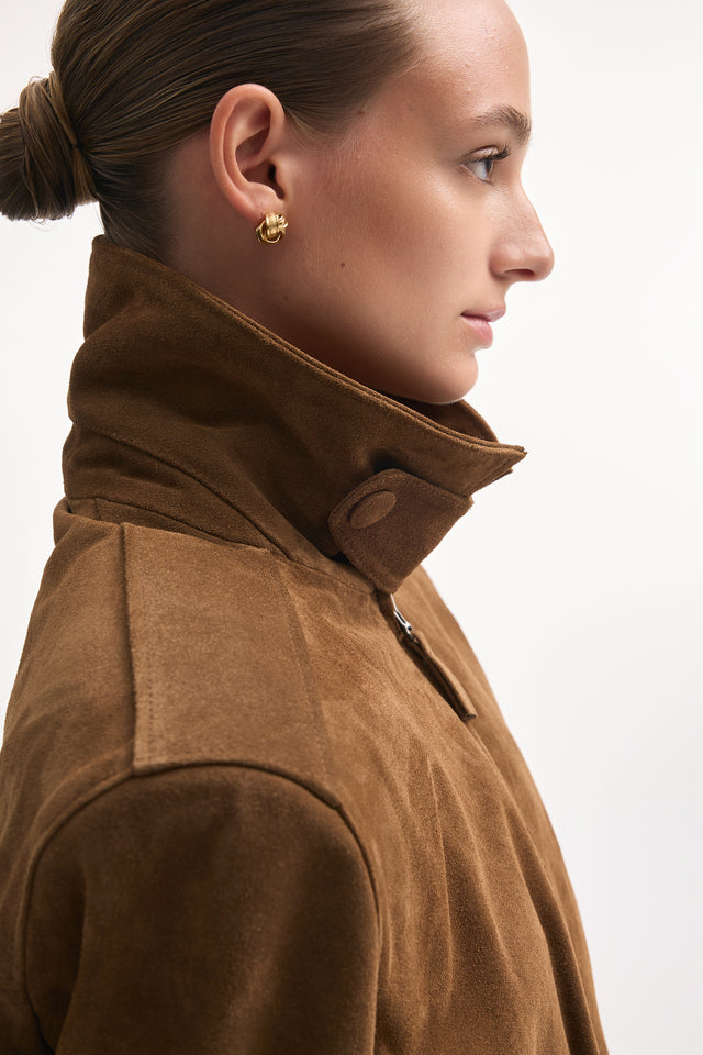 GUARDIAN LEATHER JACKET BROWN