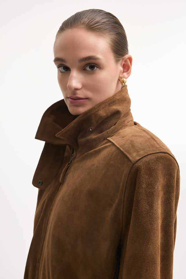 GUARDIAN LEATHER JACKET BROWN