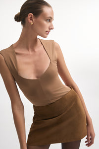 BROOKE BODYSUIT BROWN