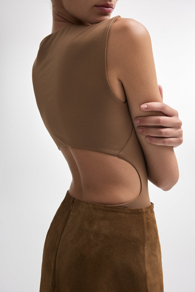 BROOKE BODYSUIT BROWN