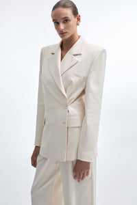 DYNASTY BLAZER ECRU