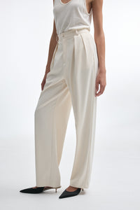 DYNASTY TROUSERS ECRU