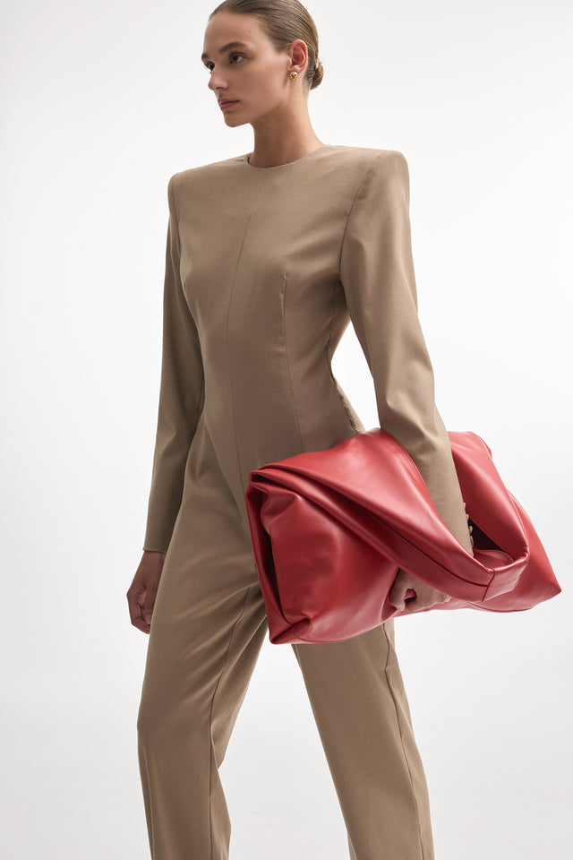 NIGHT SHIFT JUMPSUIT BEIGE