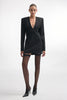 NIGHT SHIFT BLAZER DRESS BLACK