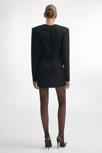 NIGHT SHIFT BLAZER DRESS BLACK