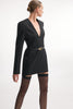 NIGHT SHIFT BLAZER DRESS BLACK