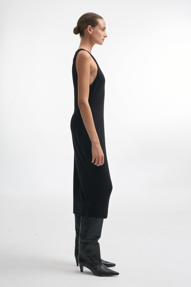 WHITNEY SLEEVELESS DRESS BLACK
