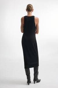 WHITNEY SLEEVELESS DRESS BLACK