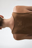 WHITNEY SLEEVELESS DRESS BROWN