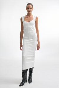 BROOKE DRESS OFFWHITE