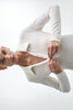 WHITNEY LONG SLEEVE DRESS ECRU