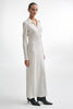 WHITNEY LONG SLEEVE DRESS ECRU